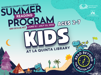 Kids Summer Reading Program event graphic