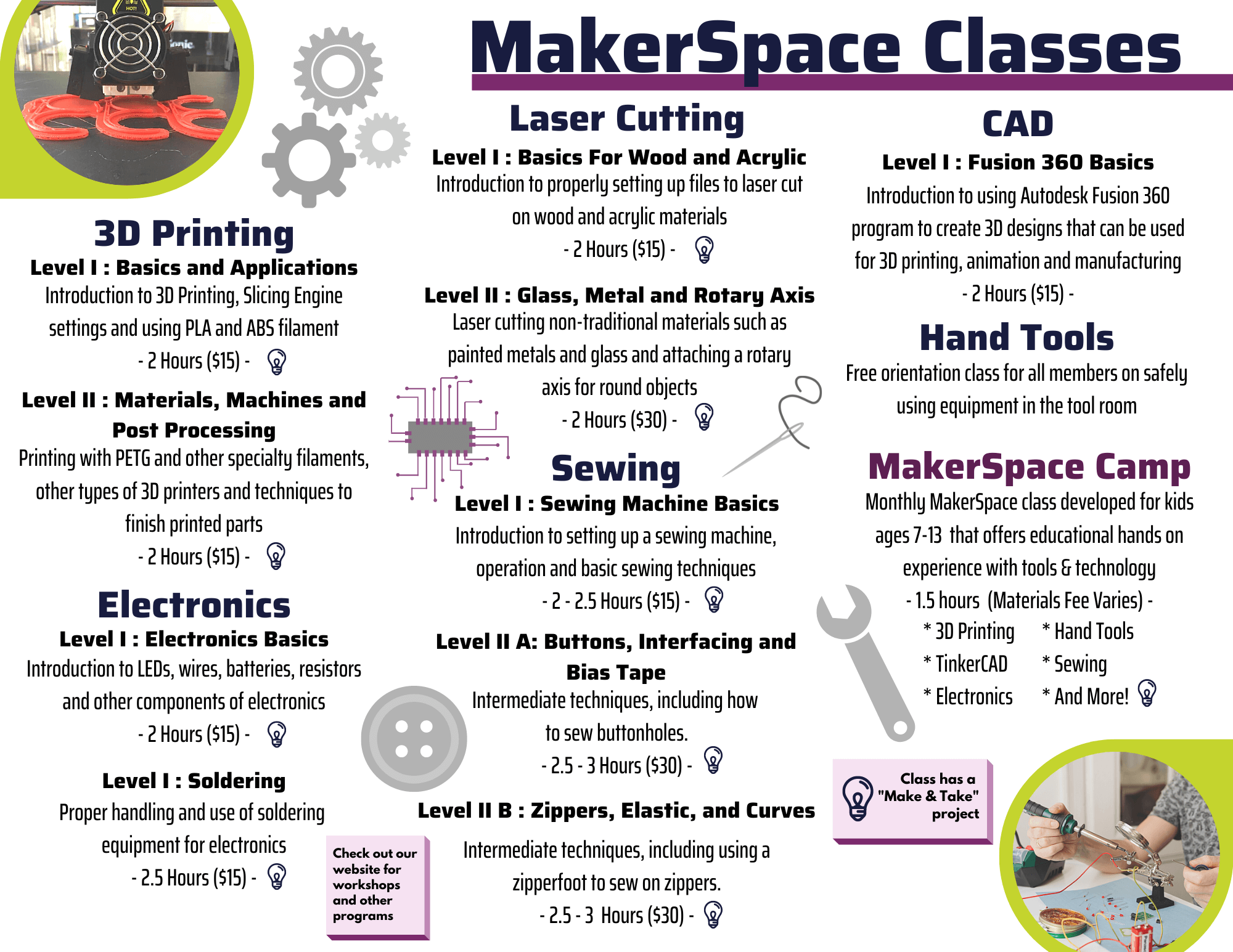 La Quinta Creation Station Offers Classes And Work Stations