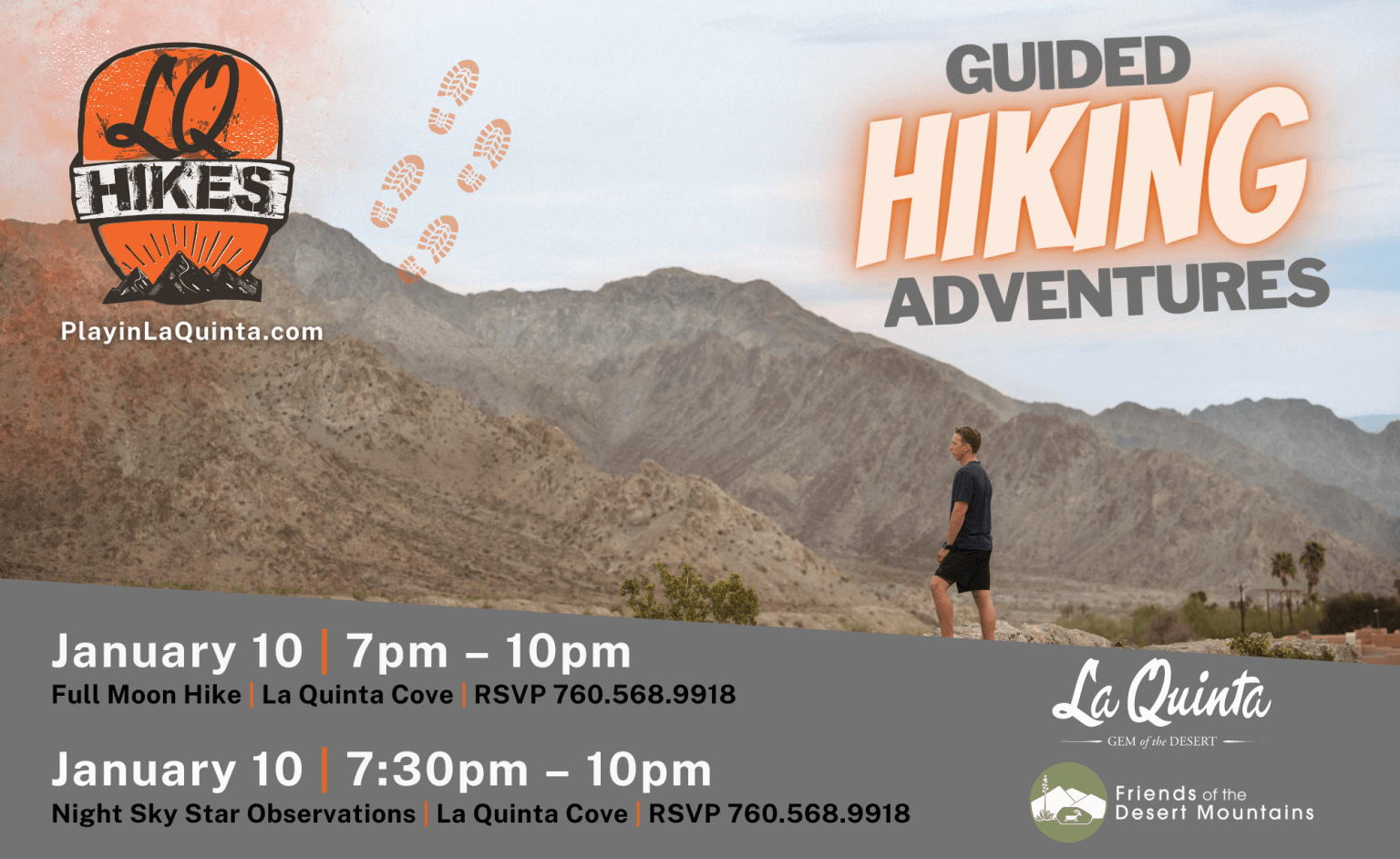 Hiking In La Quinta CA La Quinta Hiking Map