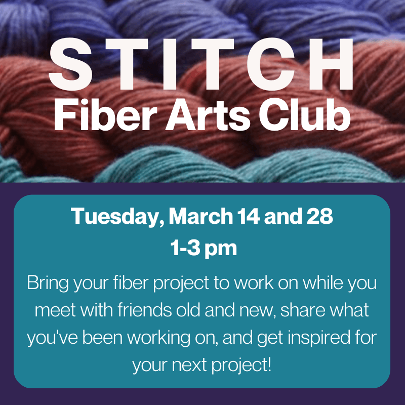 STITCH fiber arts club
