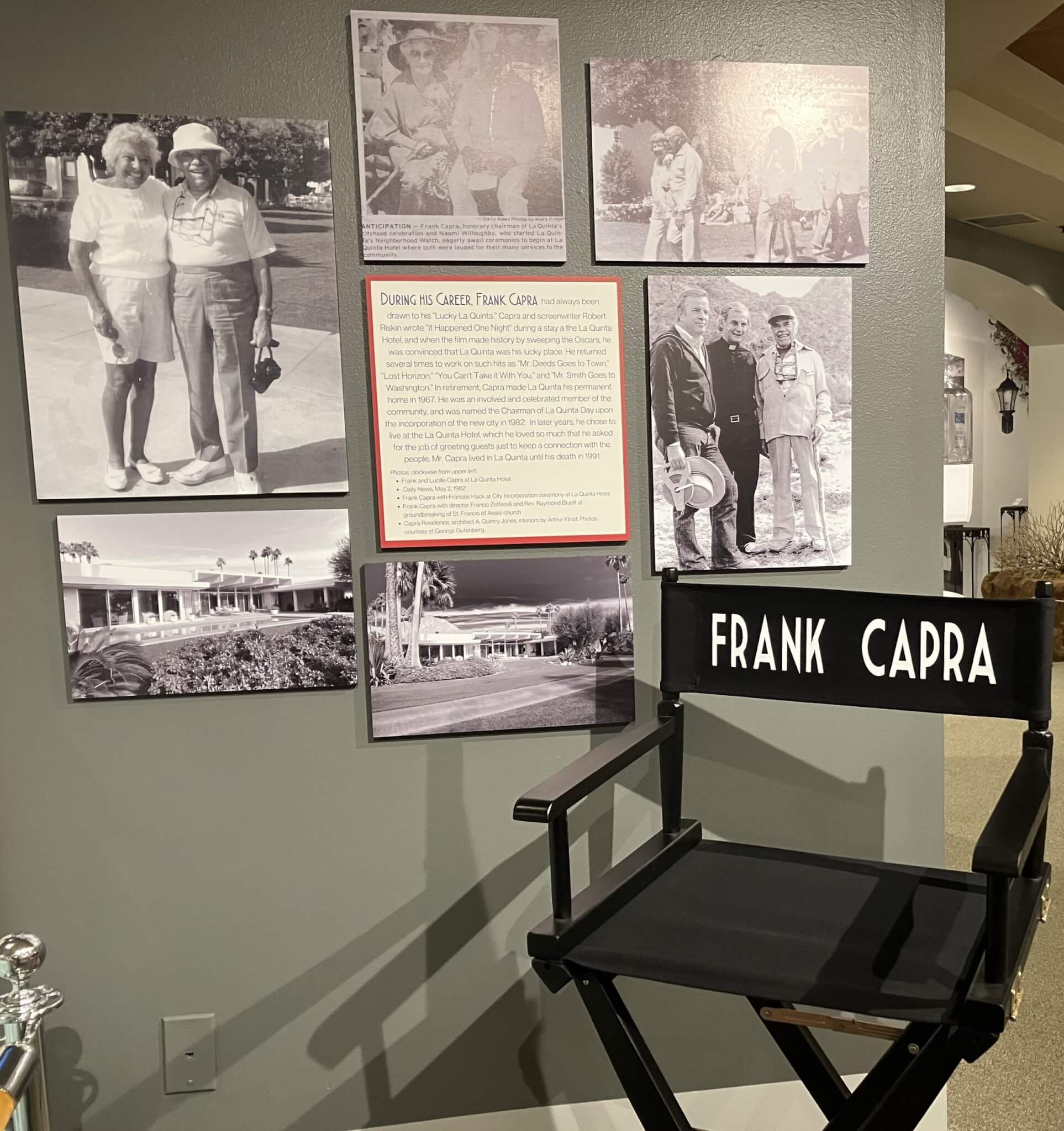 Frank Capra – La Quinta Museum Exhibit Featured Image